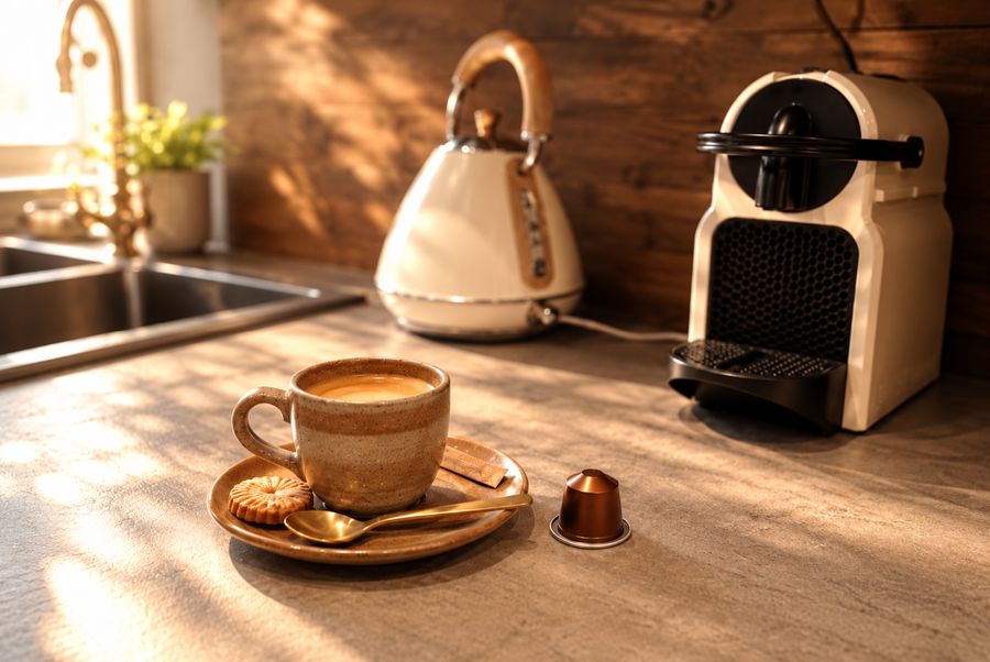 Machine Nespresso, thé et capsules offertes